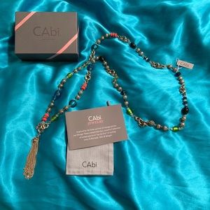 NEW CAbi ”Mix & Mingle “ Tassel necklace